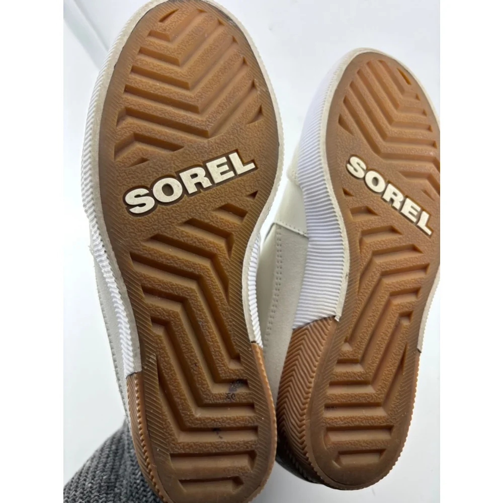 Women's Sorel Out N About wedge Sneakers White Size 7